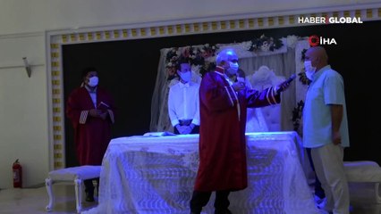 1 Temmuz'dan itibaren düğünler nasıl olacak? Temsili kontrollü düğünle anlatıldı