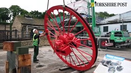 National Mining Museum pit wheel replacement