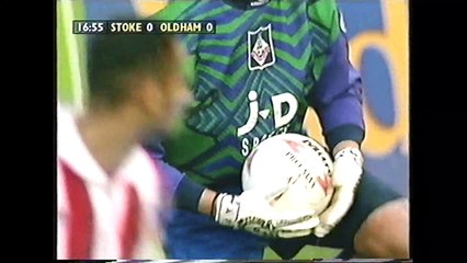 Granada Match Live (itv) Stoke 0-1 Latics 1994/95 Football League Division 1, 04/12/94