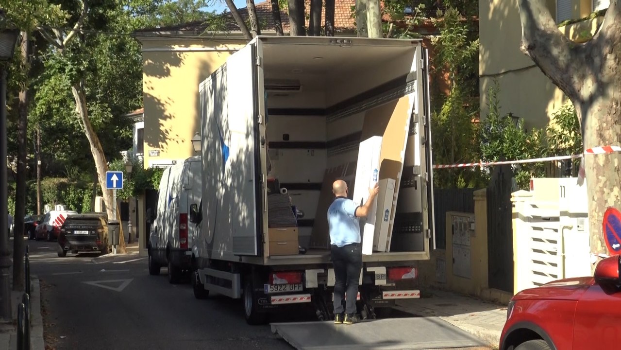 Vicky Martín Berrocal inicia la mudanza hacia su nuevo hogar