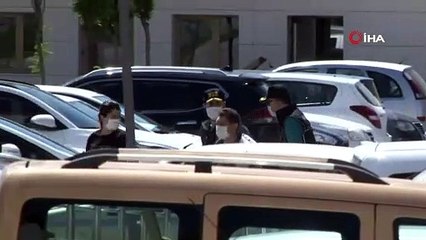 “Bataklık” operasyonu zanlıları Ankara Emniyet Müdürlüğü’ne getirildi