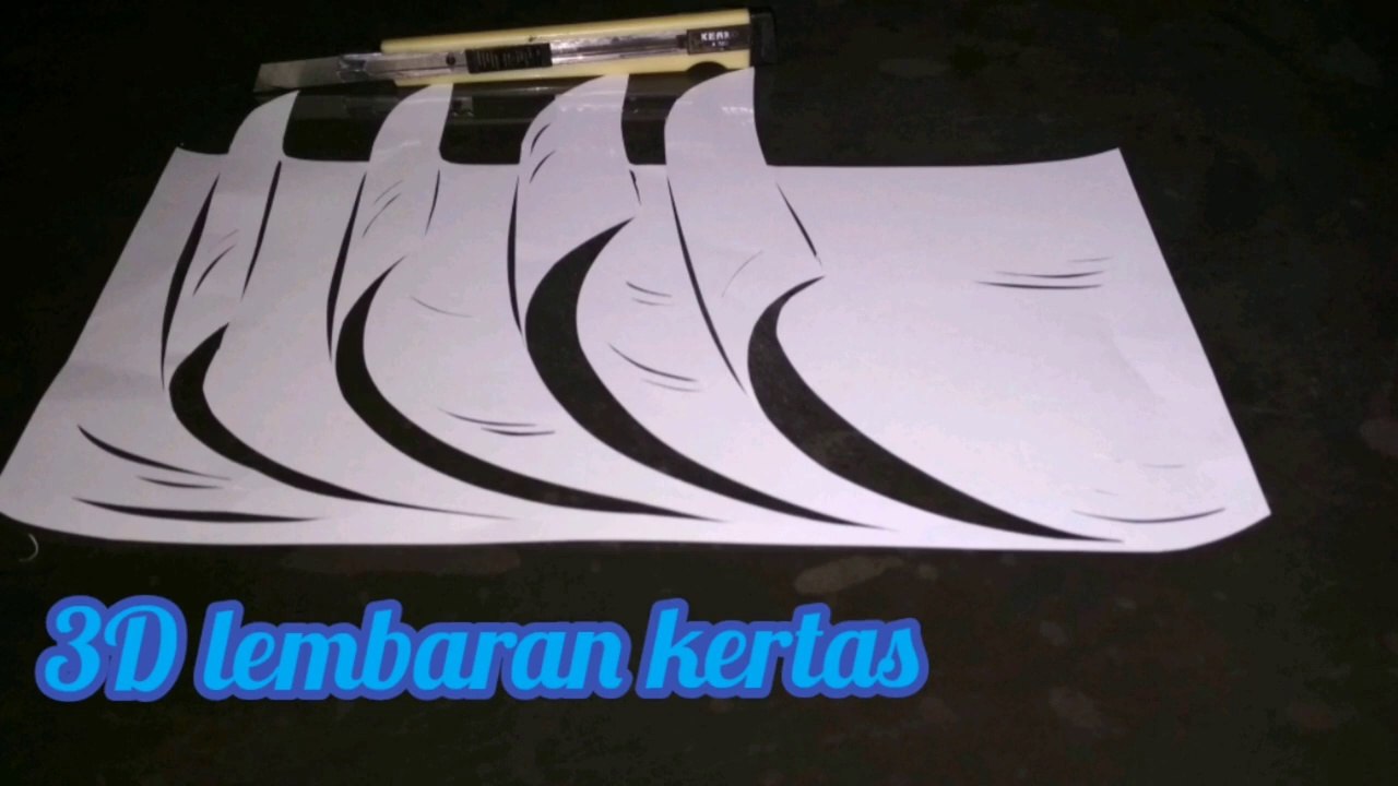 3D Lembaran kertas_HD