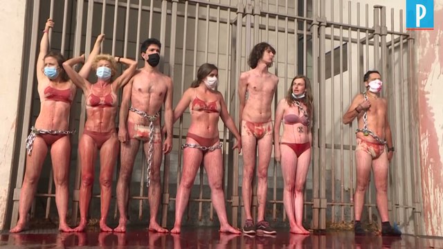 Extinction Rebellion s'enchaîne à Bercy pour dénoncer le plan de relance