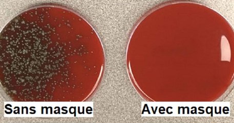 Un chercheur prouve l'efficacité du port du masque et de la distanciation sociale dans une expérience en images