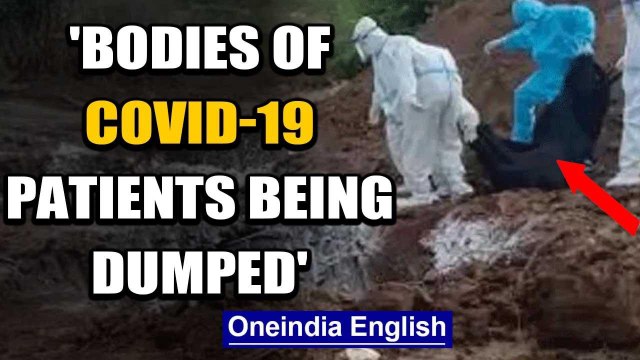 Karnataka: Shivakumar shares video showing bodies of Covid-19 patients being dumped into a pit