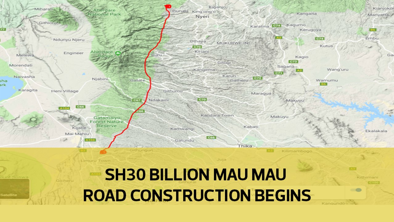 Sh30 billion Mau Mau road construction begins