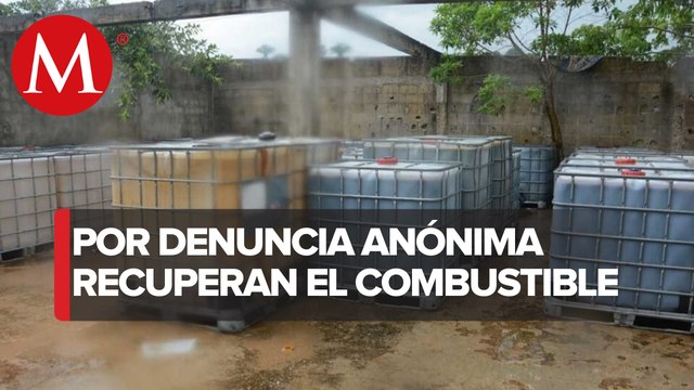 Aseguran 25 mil litros de 'huachicol' en Veracruz