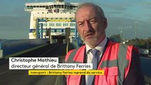 Les navires de la  Brittany Ferries reprennent du service après trois mois d'arrêt