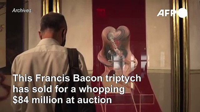 Francis Bacon triptych sells for $84m at online auction