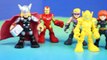 Playskool Heroes Hulk Captain America Marvel's Vision Help Imaginext Gotham City Center From Ultron