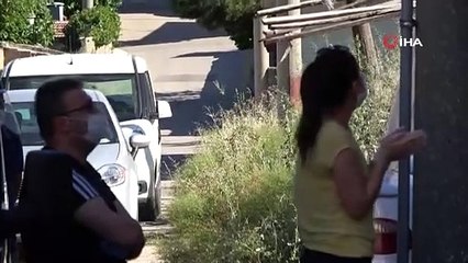 Covid-19 şüphesiyle hastaneye götürülmek istenen genç kız kendini eve kapattı