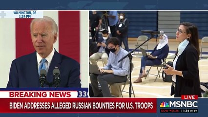 Biden hits Trump on cognitive awareness: Either he reads and forgets or he doesn't think he needs to know it