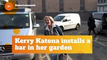 Kerry Katona Makes Her Own Bar
