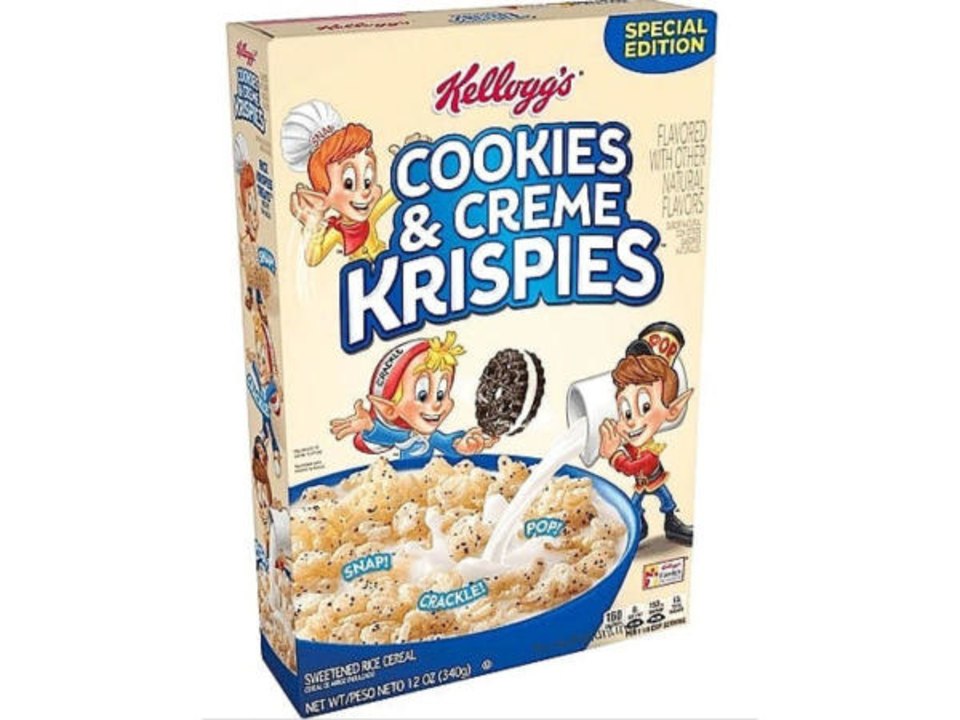 New Cookies & Creme Rice Krispies Has Been Spot...