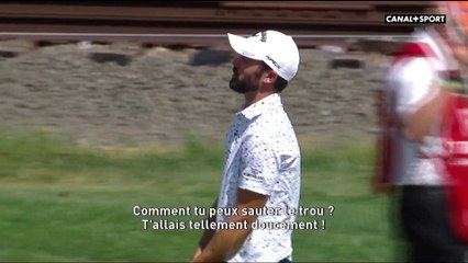 Certains joueurs portaient des micros sur le parcours