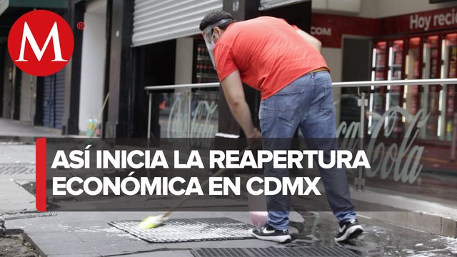 Reabren locales en Centro Histórico de CdMx, tras coronavirus