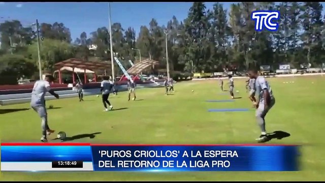 El Nacional continúa sus entrenamientos, LigaPro espera fecha de regreso a la competencia