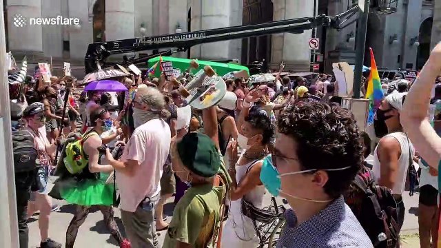 LGBT community come together for 50th anniversary of New York's first gay rights march
