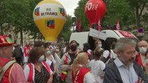 LIVE: French health workers protest in Paris for better wages, public hospital investment