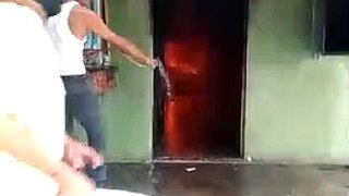 Incendio en domicilio de Culiacán provoca movilización policiaca y de cuerpos de rescate