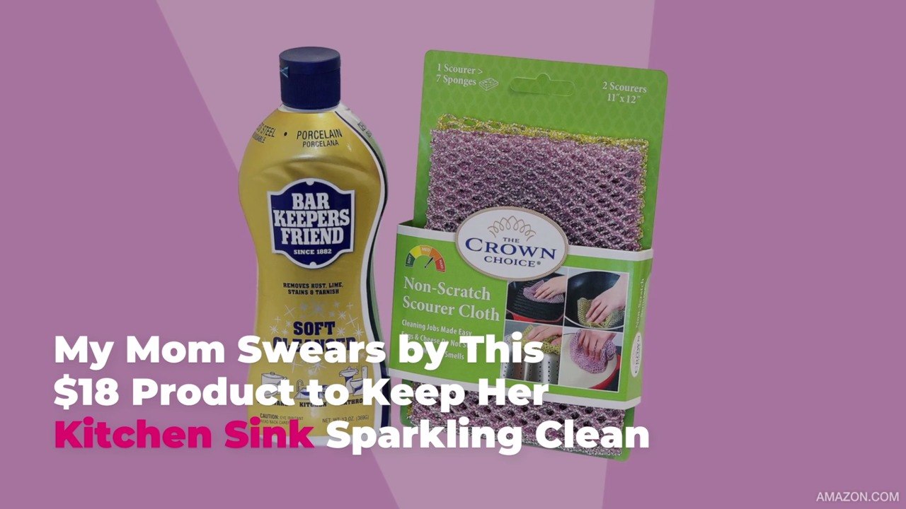 My Mom Swears by This $18 Product to Keep Her Kitchen Sink Sparkling Clean