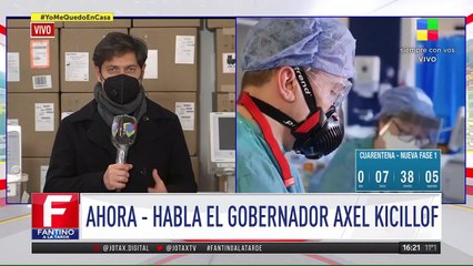 Habla el Gobernador Axel Kicillof en Fantino a la tarde