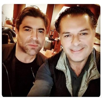 راغب علامة ينافس وائل كفوري في مباراة تنس