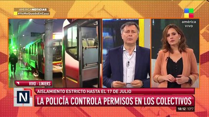 [Liniers] Retenes y controles en los accesos a CABA