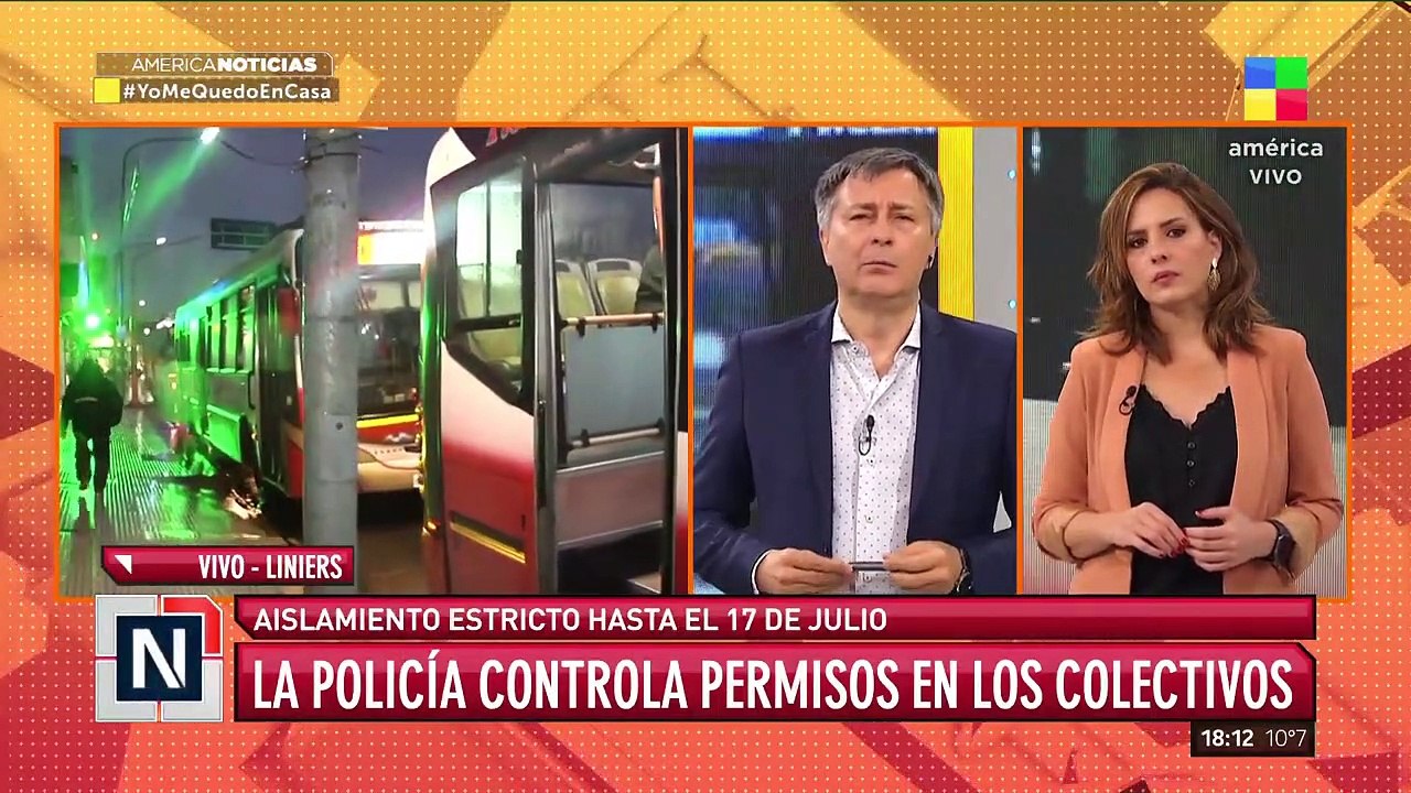 [Liniers] Retenes y controles en los accesos a CABA