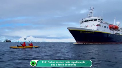 Polo Sul se aquece mais rapidamente que o resto do mundo