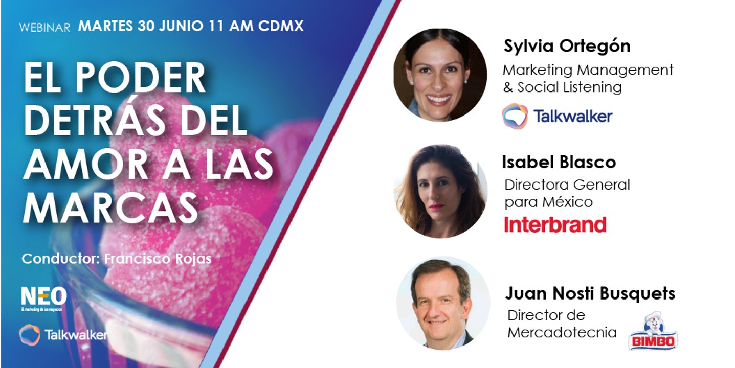 Webinar: El poder detrás del amor a las marcas