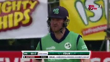 Paul Stirling 130 Runs Against Bangladesh __ 6th Match __ ODI Series __ Tri-Series 2019