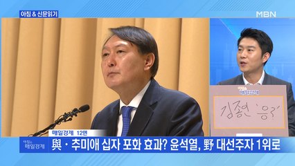 인물브리핑 "與·추미애 십자 포화 효과? 윤석열, 野 대선주자 1위로"외 주요기사