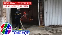 Cháy cơ sở sơn tĩnh điện nằm trong khu dân cư tại Đà Nẵng