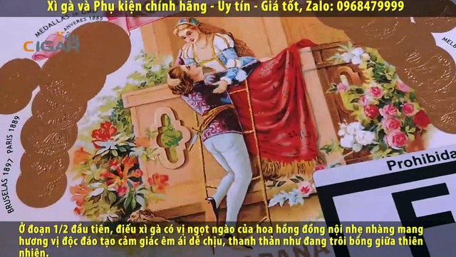 Xì gà Romeo Y Julieta No.1 Tubos hộp 10 và 25 chính hãng giá rẻ hàng Tây Ban Nha (Có bán lẻ điếu)