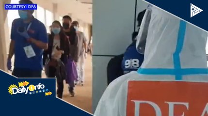 Mahigit 600 na Pilipino mula UAE, dumating sa bansa