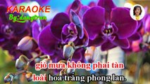 Karaoke- Nhánh lan rừng- Tone Nữ- dangtran- nhạc đỏ