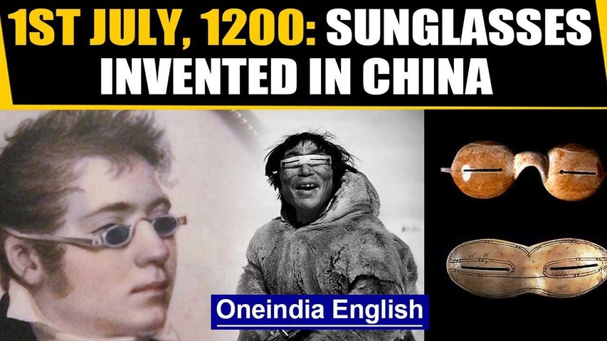 1st July, 12th century: Sunglasses were invented in China and other  stories|Oneindia News - video Dailymotion