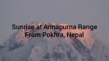 Annapurna Peaks from Pokhra, Nepal