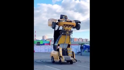 Real life transformer car