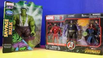 Awesome New Marvel Studios The First Ten Years Legends Series + Savage Hulk Vs. Thanos