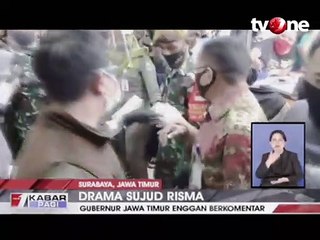Gubernur Jawa Timur Tolak Komentari Aksi Sujud Risma