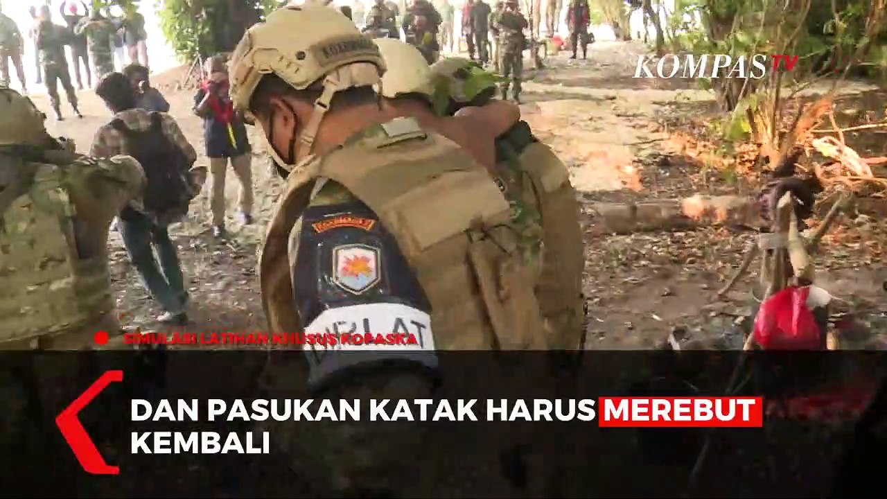 Serunya Latihan Tempur Pasukan Elit Kopaska di Kepulauan Seribu