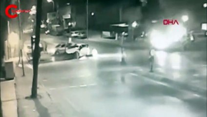 Ümraniye'de aksiyon filmlerini aratmayan anlar kamerada