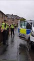 Laken Beattie from Falkirk gets a birthday visit from Police Scotland