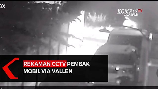 Viral CCTV Detik-detik Pembakaran Mobil Via Vallen