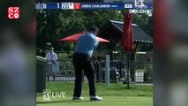 Travelers Turnuvası'nın son gününde golfçü Ian Poulter, canlı yayında yellenirken yakalandı!