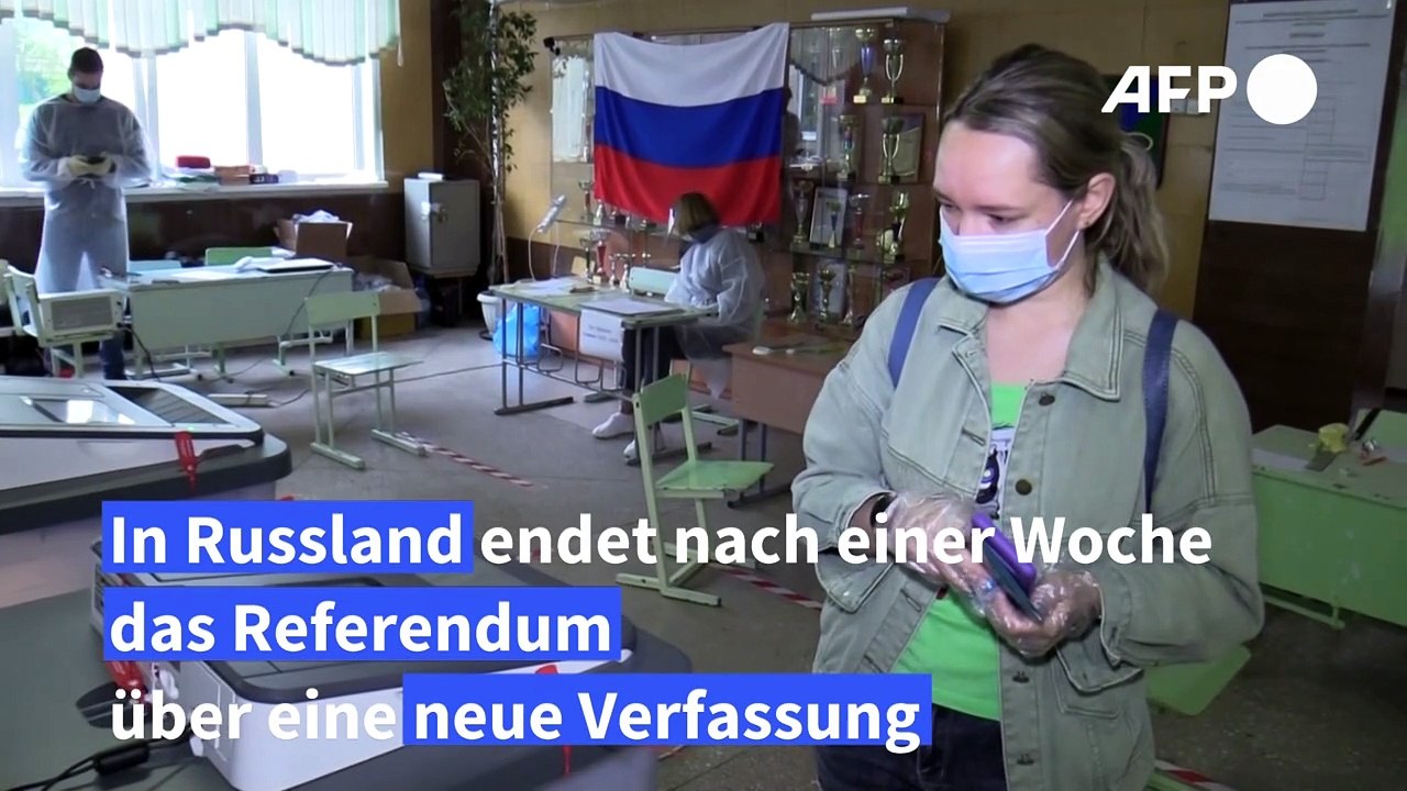 In Russland endet das Verfassungsreferendum