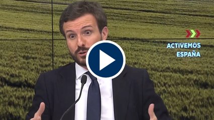 Pablo Casado lanza una "pulla" al Gobierno