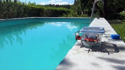 Un sous-marin en Lego avec des couplages magnétiques